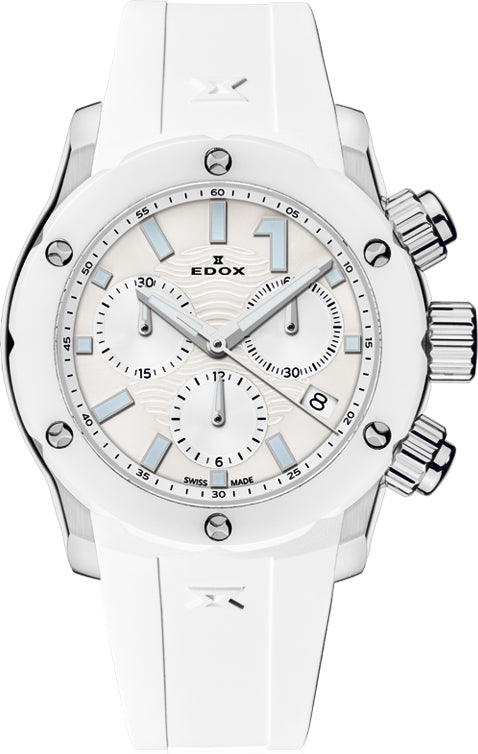 Edox Watch CO-1 Chrono Chronolady 10225 3B BIN Image 1
