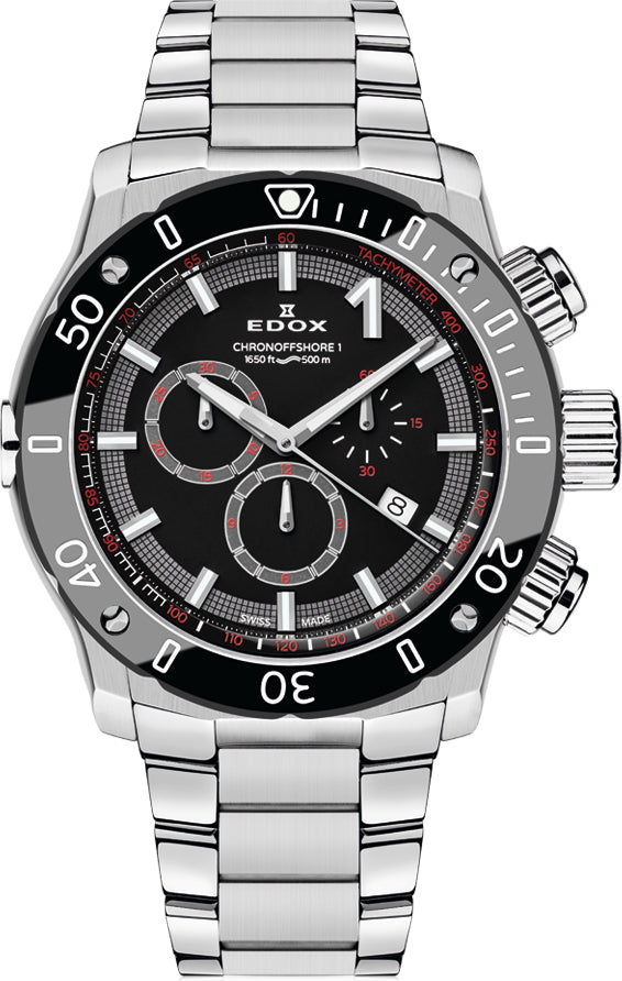 Edox Watch CO-1 Chrono Quartz 10221 3M NIN Image 1