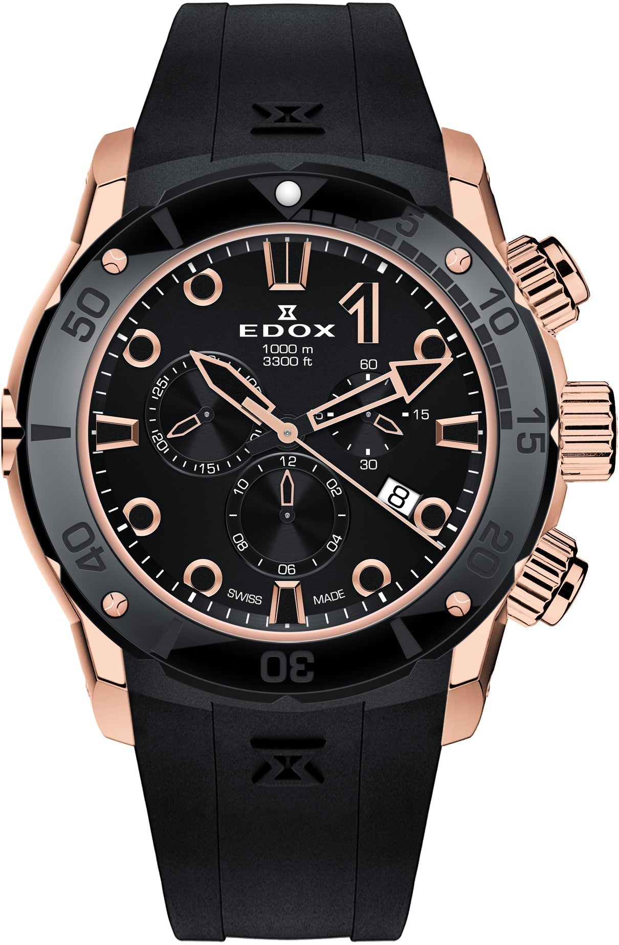 Edox Watch CO-1 Chrono Quartz 10250 37R NIR Image 1