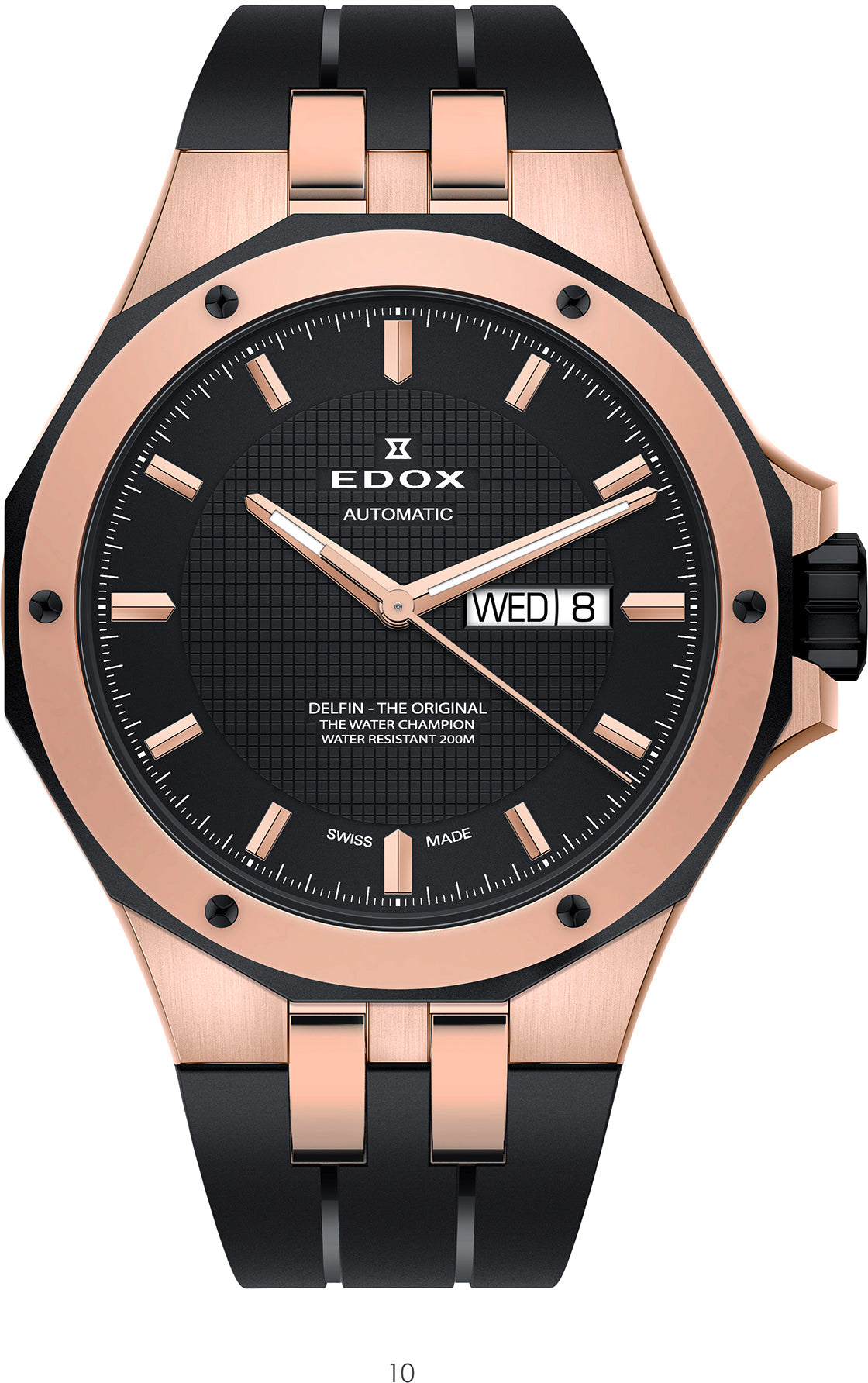 Edox Watch Delfin Automatic Day Date 88005 357RNCA NIR Image 1