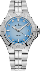 Edox Watch Delfin Diver Date Lady Marianna Gillespie Special Edition 53020 3M BUCND Image 1