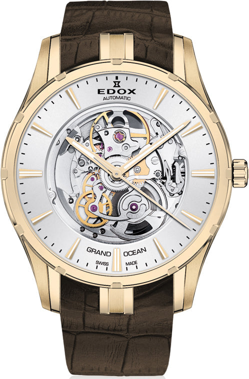 Edox Watch Grand Ocean Automatic Skeleton 85301 37J AID Image 1
