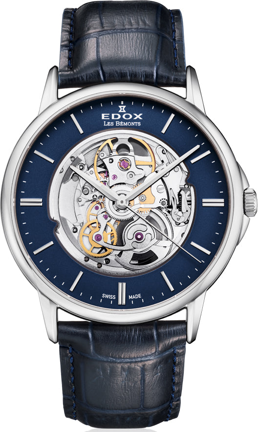 Edox Watch Les Bemonts Automatic Skeleton 85300 3 BUIN Image 1