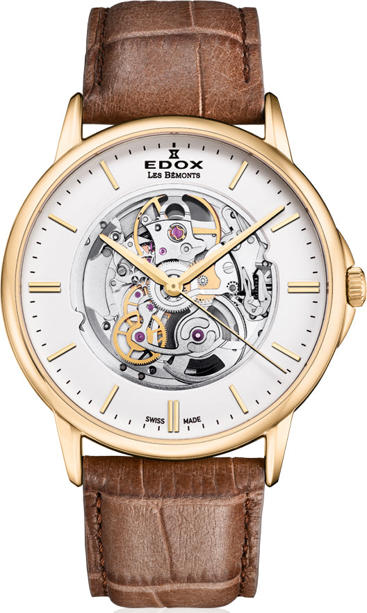 Edox Watch Les Bemonts Automatic Skeleton 85300 37J AID Image 1