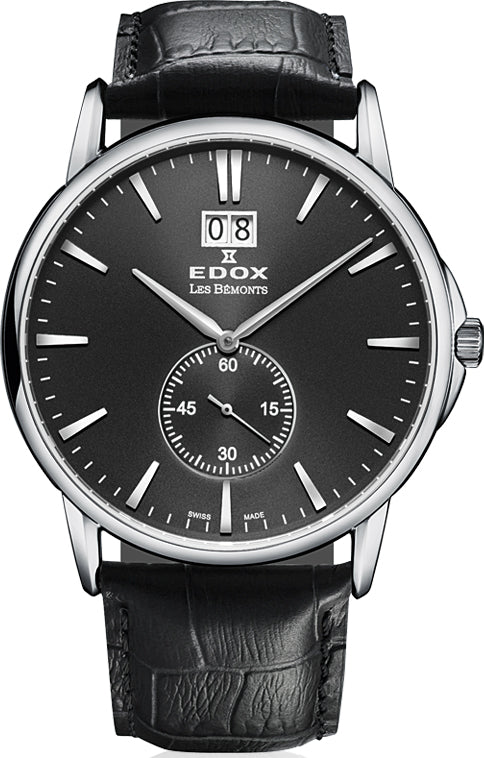 Edox Watch Les Bemonts Big Date 64012 3 NIN Image 1