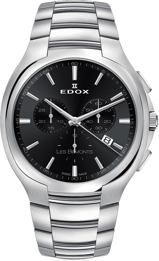 Edox Watch Les Bemonts Chrono Quartz 10239 3 NIN Image 1