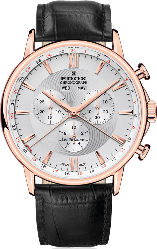 Edox Watch Les Bemonts Chrono Quartz 10501 37R AIR Image 1
