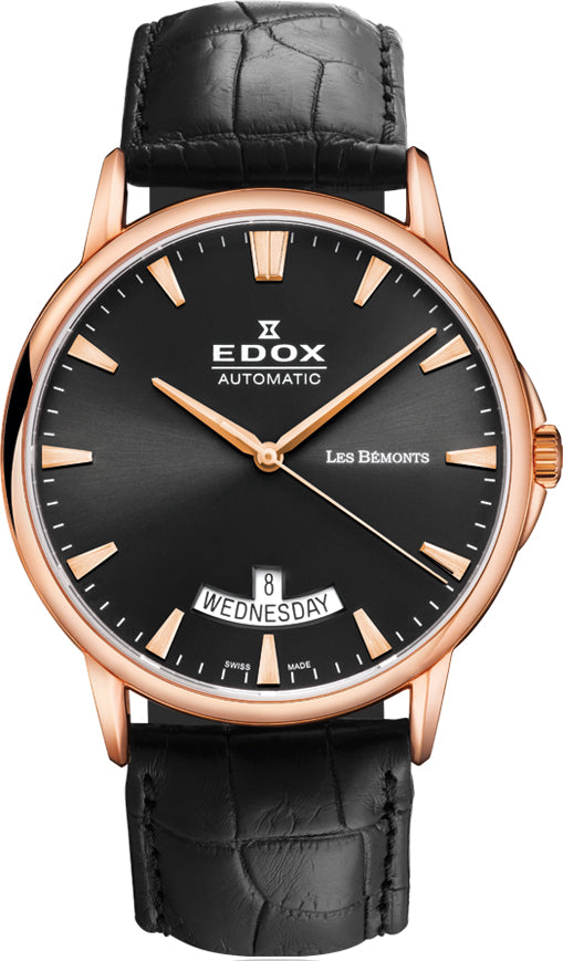 Edox Watch Les Bemonts Day Date 83015 37R NIR Image 1