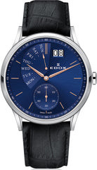 Edox Watch Les Vauberts Day Date Retrograde 34500 3 BUIR Image 1
