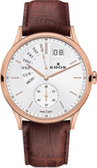 Edox Watch Les Vauberts Day Date Retrograde 34500 37R AIR Image 1