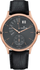 Edox Watch Les Vauberts Day Date Retrograde 34500 37R GIR Image 1