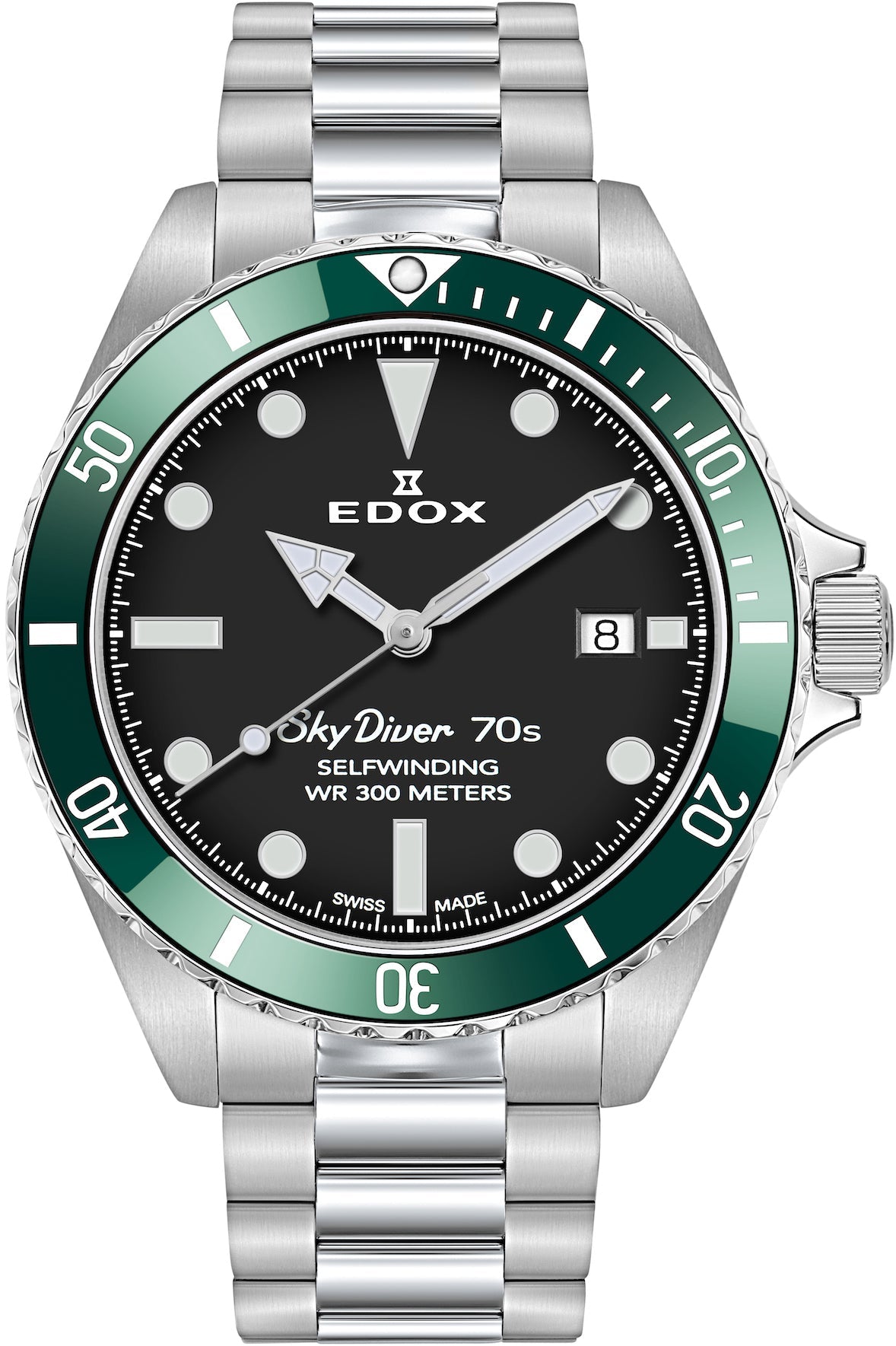Edox Watch Skydiver 70s Automatic 3 Hands 80115 3VM NN Image 1