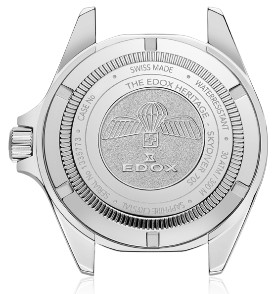 Edox Watch Skydiver 70s Automatic 3 Hands 80115 3VM NN Image 2