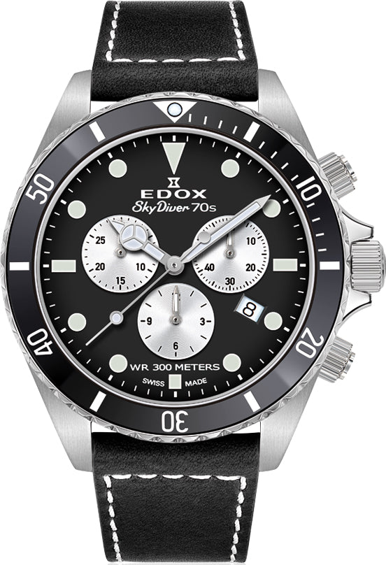 Edox Watch Skydiver Chrono Quartz 10238 3NC NIA Image 1