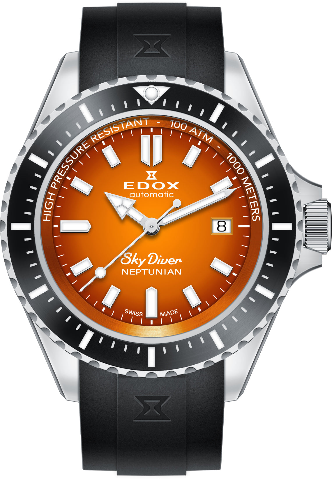 Edox Watch Skydiver Neptunian Automatic 80120 3NCA ODN Image 1