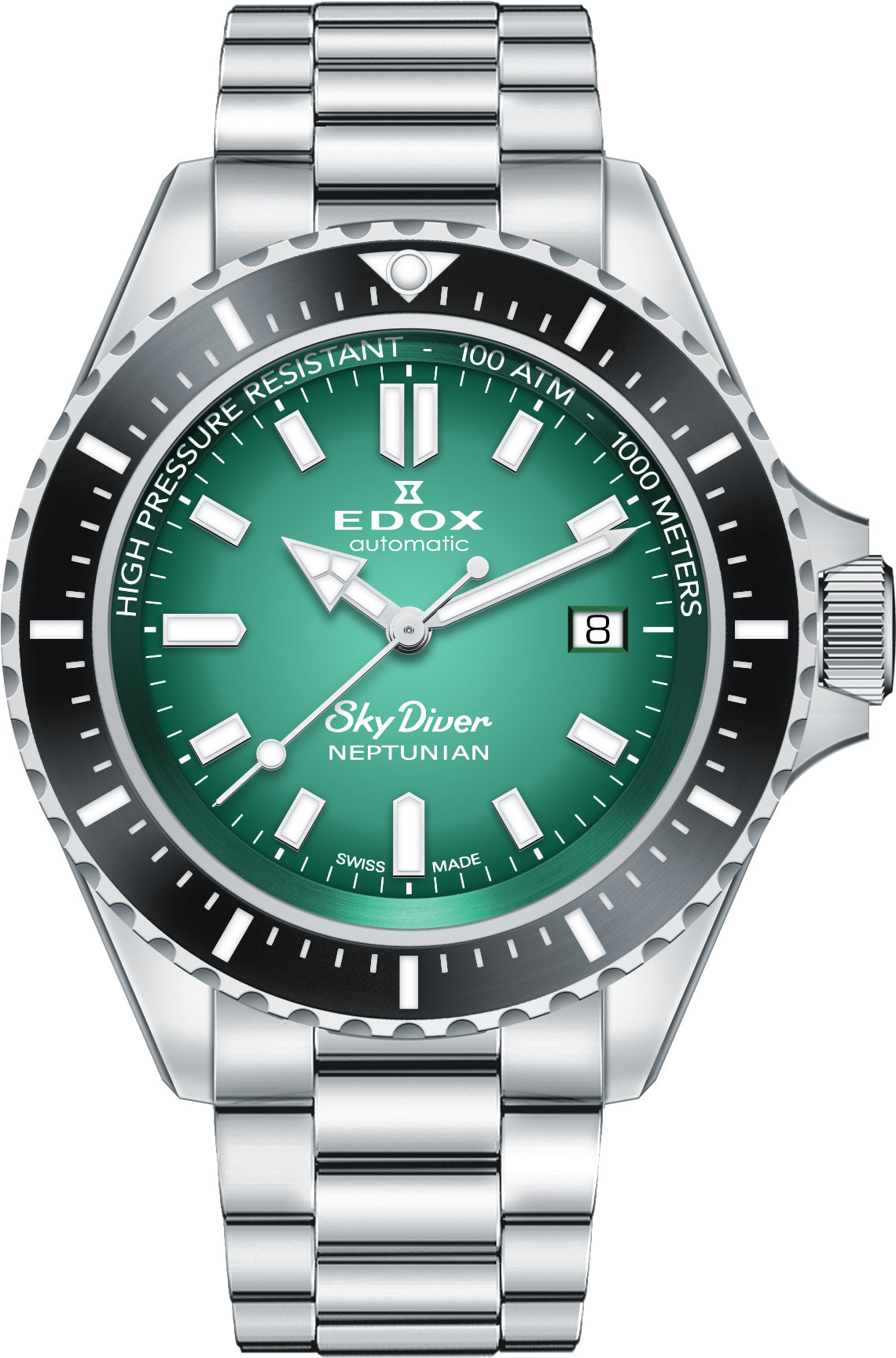 Edox Watch Skydiver Neptunian Automatic 80120 3NM VDN Image 1