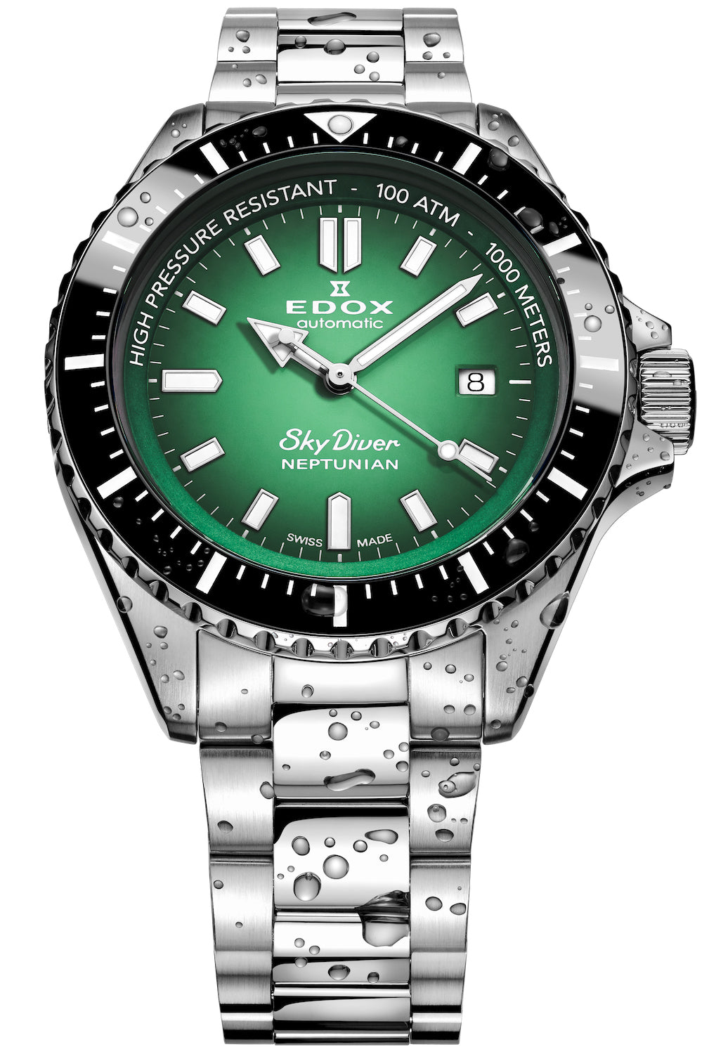 Edox Watch Skydiver Neptunian Automatic 80120 3NM VDN Image 2