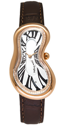 Exaequo Classic Melting Watch PVD Rose Gold White Dial Watch EX0003.0002 Image 1