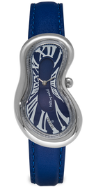 Exaequo Classic Melting Watch SS Blue Dial Watch EX0001.0004 Image 1