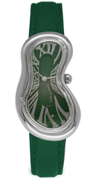 Exaequo Classic Melting Watch SS Green Dial Watch EX0001.0005 Image 1