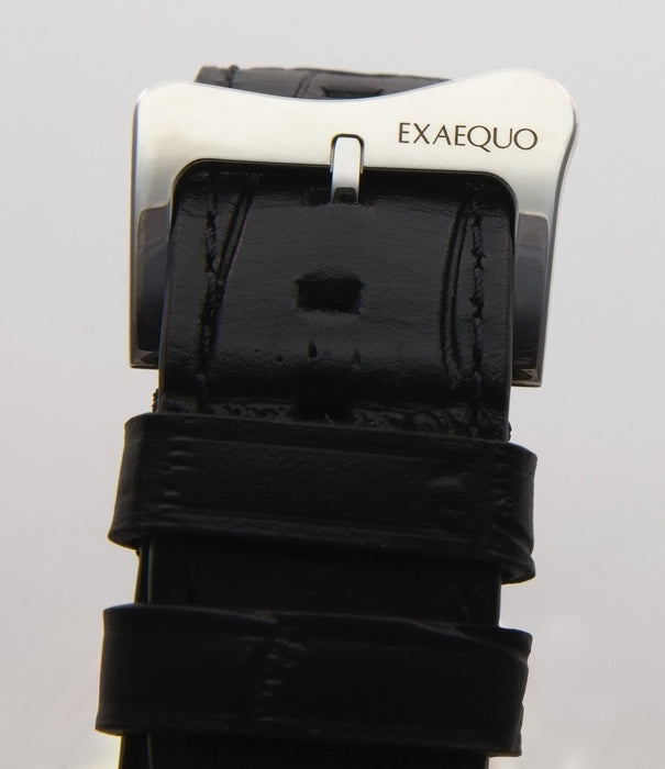 Exaequo Polyhedron 925 Silver Melting Black Dial Watch EX0101.0001 Image 4