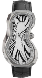 Exaequo Polyhedron 925 Silver Melting White Dial Watch EX0101.0002 Image 1