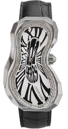 Exaequo Polyhedron 925 Silver Melting White Dial Watch EX0101.0101 Image 1
