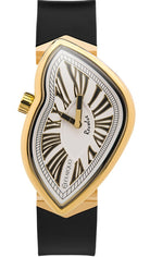 Exaequo Revolve Melting IP Yellow Gold White Dial Watch EX0032.0002 Image 1