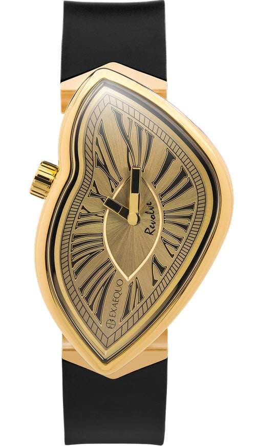 Exaequo Revolve Melting IP Yellow Gold Yellow Gold Dial Watch EX0032.0003 Image 1
