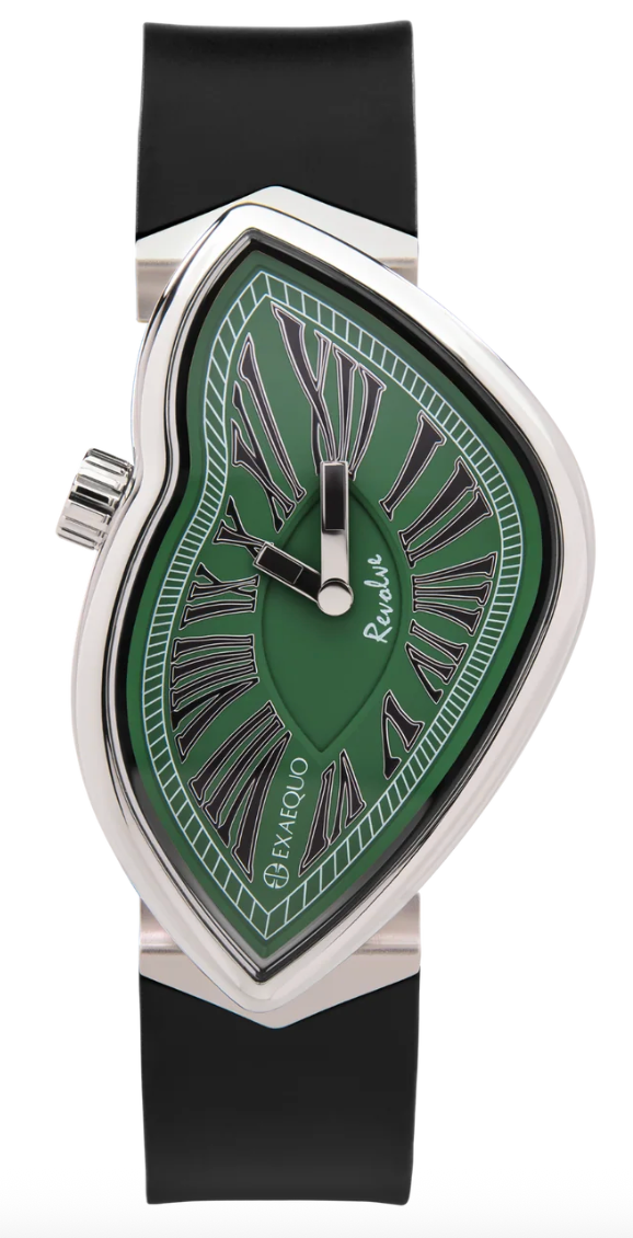 Exaequo Revolve Melting SS Green Dial Watch EX0031.0005 Image 1
