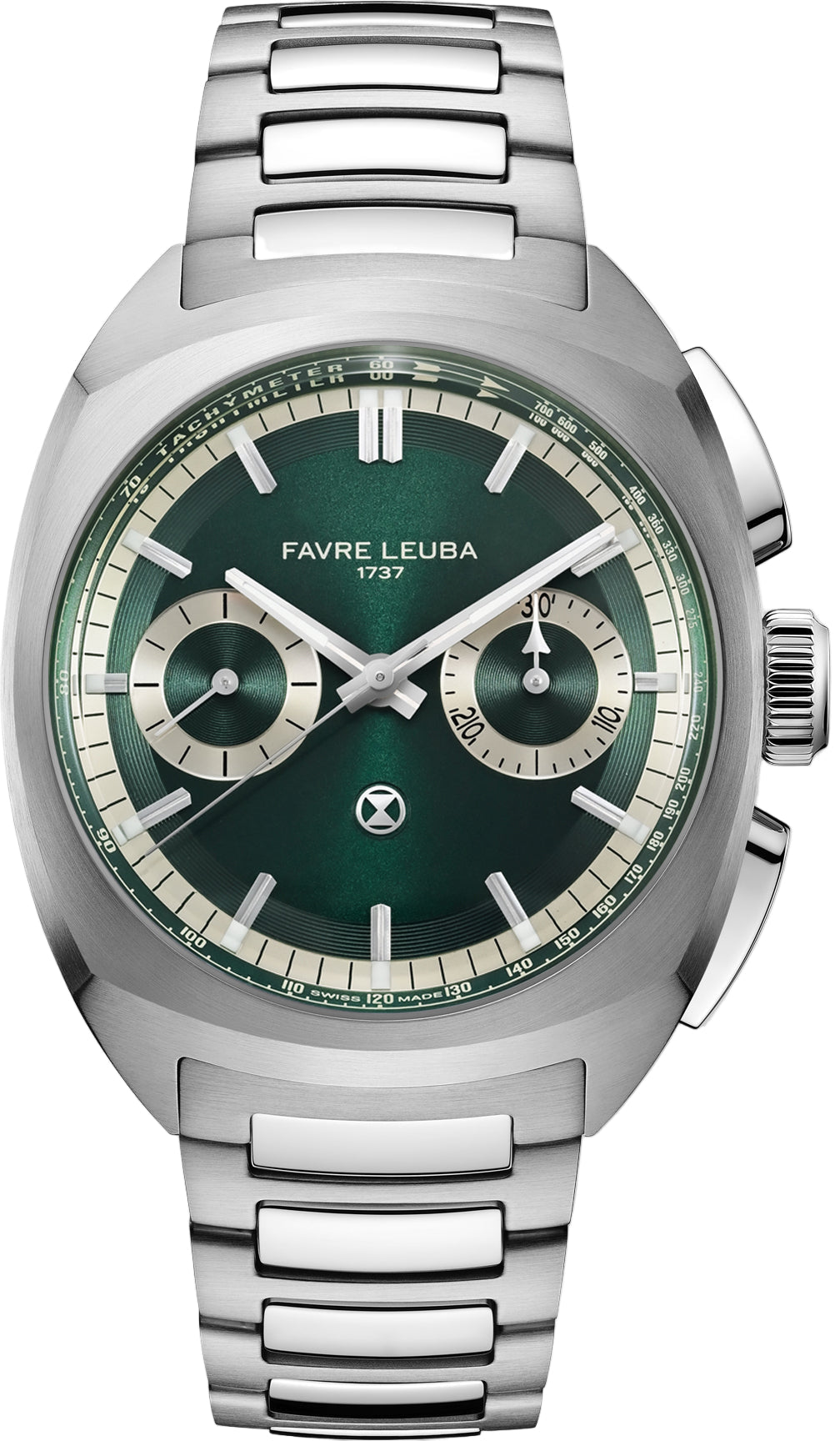 Favre Leuba Chief Chronograph British Racing Green Watch 00.20101.113.03.200 Image 1