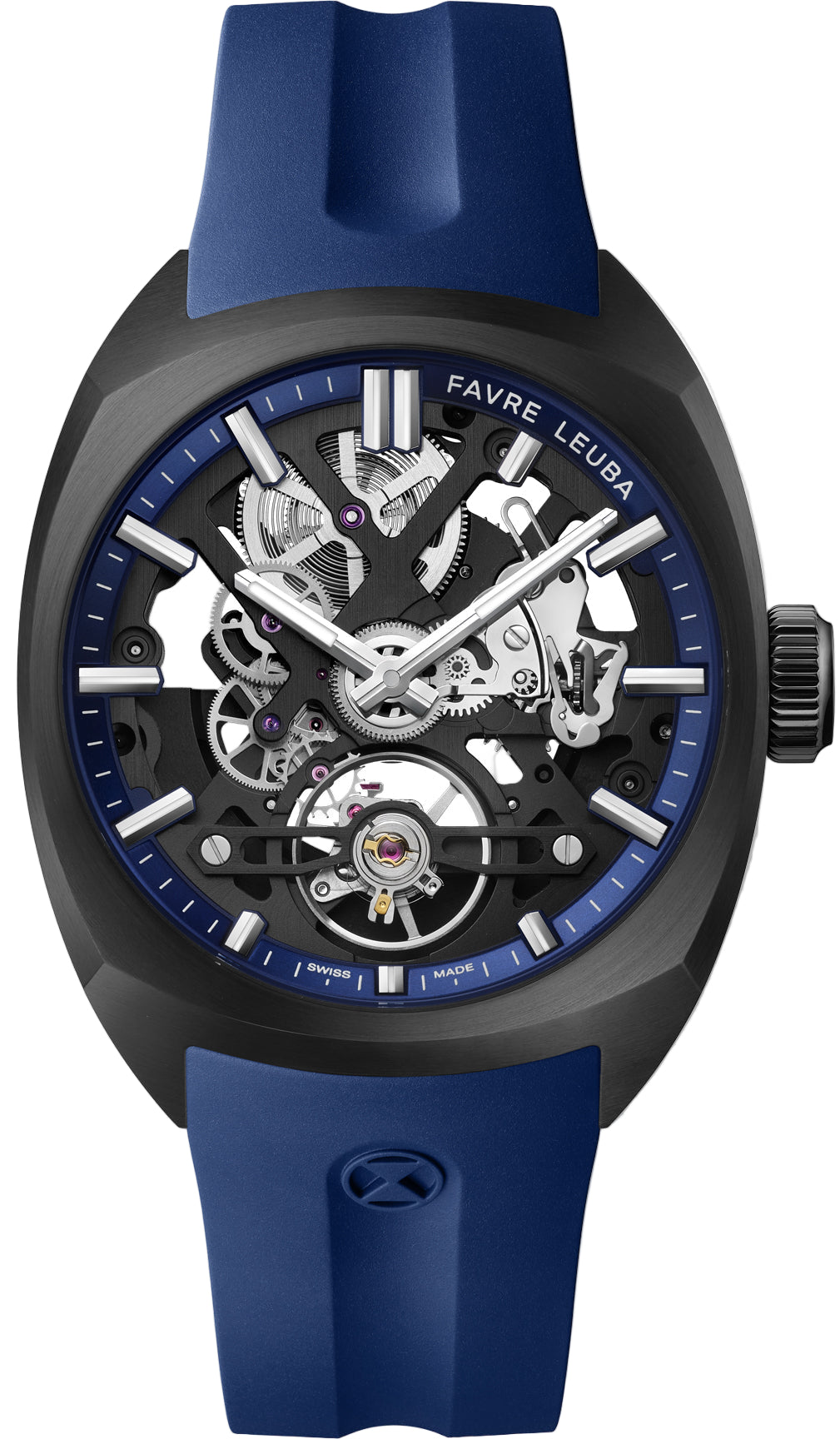 Favre Leuba Chief Skeleton Black DLC Watch 00.20106.105.02.302 Image 1