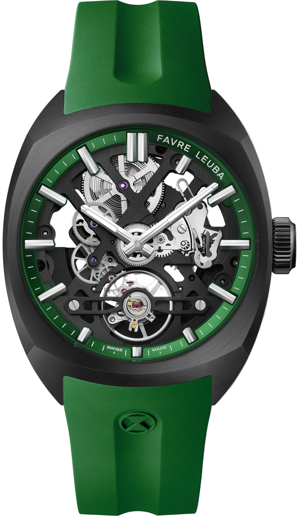 Favre Leuba Chief Skeleton Black DLC Watch 00.20106.105.03.303 Image 1
