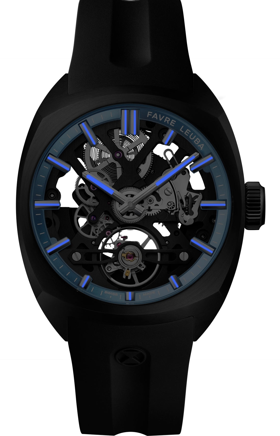 Favre Leuba Chief Skeleton Black DLC Watch 00.20106.105.04.301 Image 2
