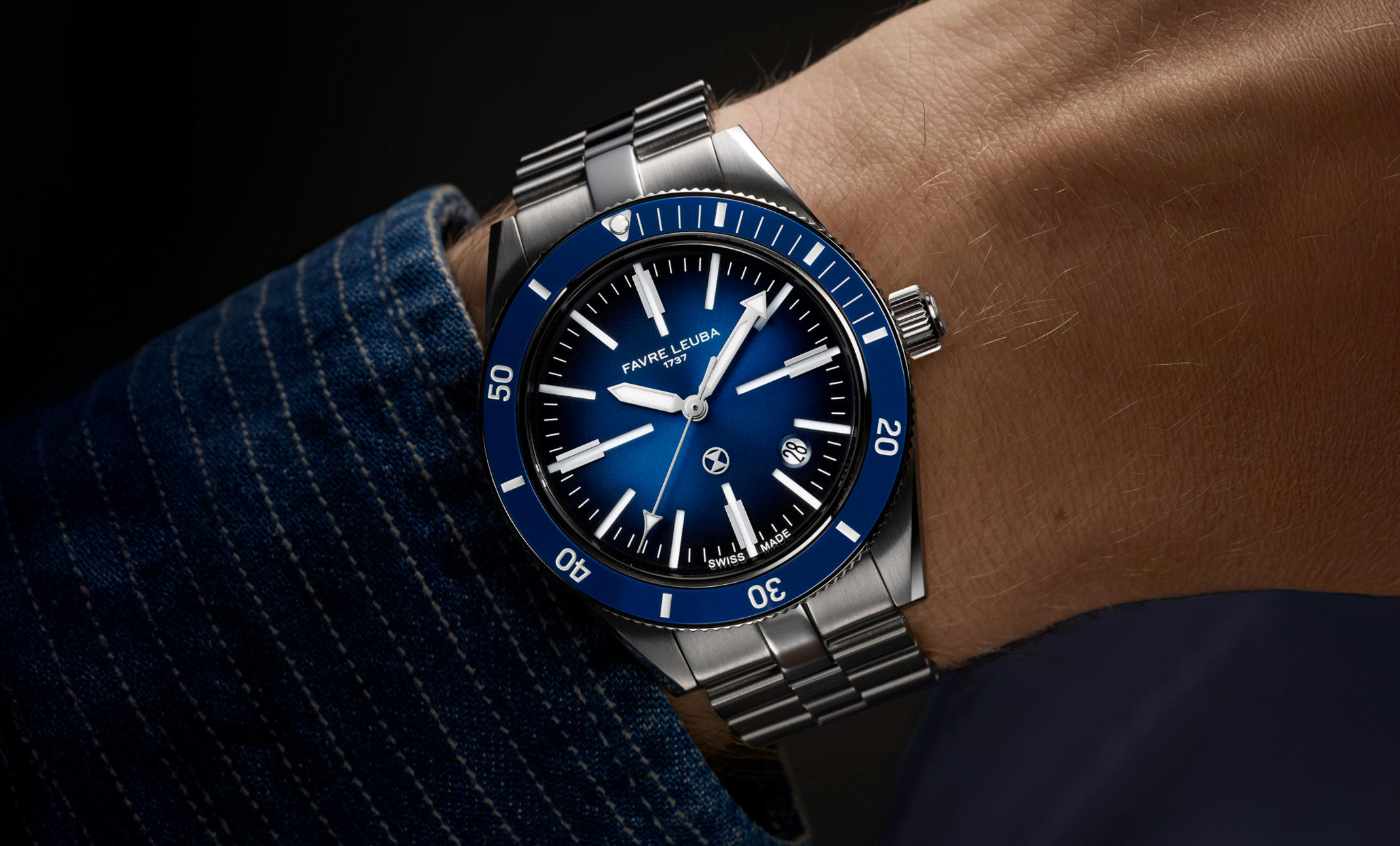 Favre Leuba Deep Blue Renaissance Watch 00.20308.101.02.200 Image 9