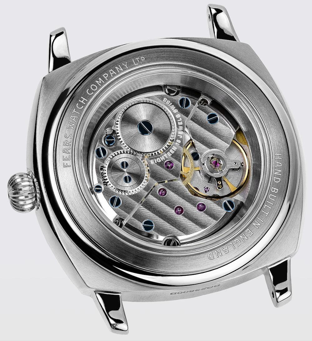 Fears Brunswick 38 Orchid Alcantara Watch BS23800B.117.000 Image 3