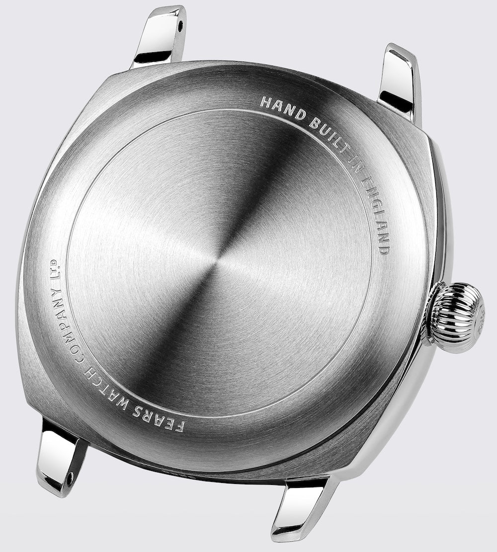 Fears Brunswick 40.5 Jump Hour Raven Black Leather Watch BS240.500A.113.047 Image 3