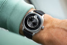 Fears Brunswick 40.5 Jump Hour Raven Black Leather Watch BS240.500A.113.047 Image 7