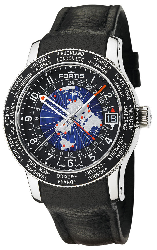Fortis B-47 World Timer GMT D 674.21.11 L Image 1