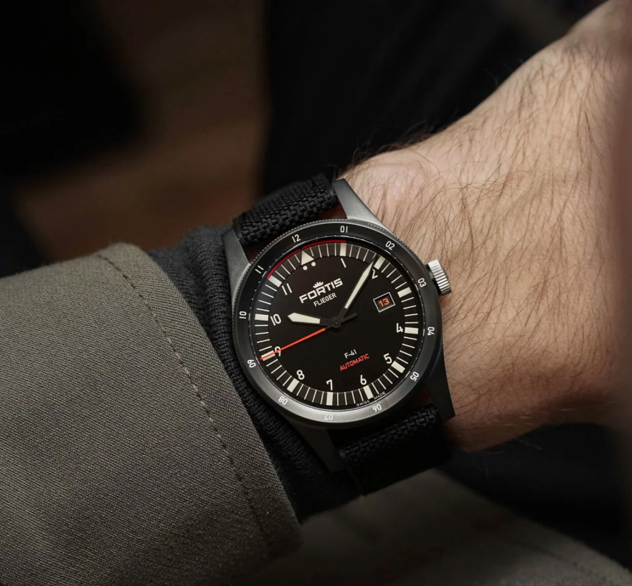Fortis Flieger F-41 Mission Black Watch F4220030 Image 4