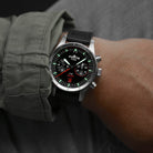 Fortis Flieger F-43 Bicompax On Aviator Strap Watch F4240005 Image 9