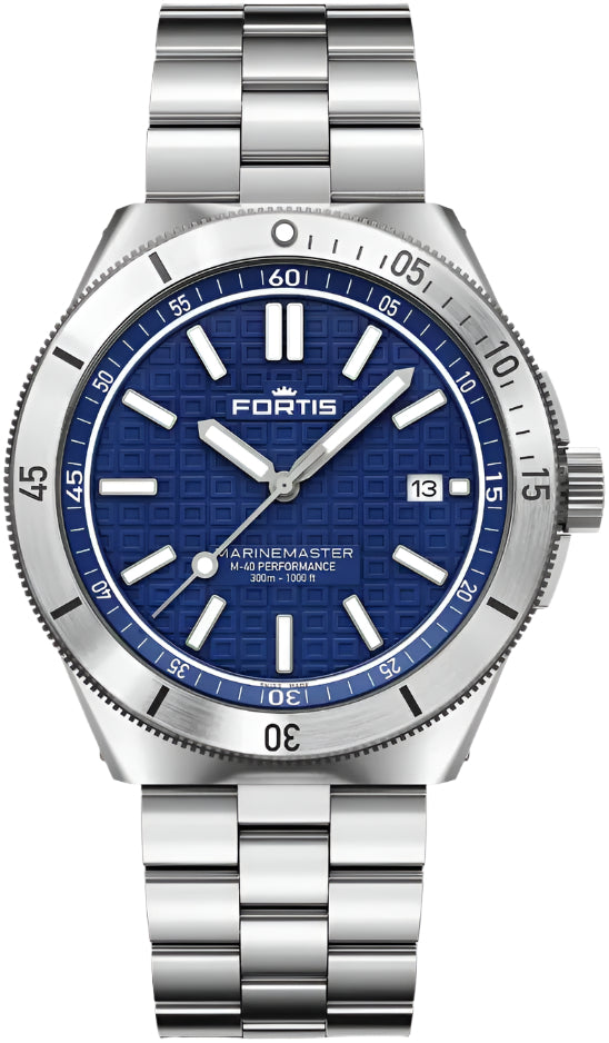 Fortis Marinemaster M-40 Ocean Blue Watch F8120029 Image 1
