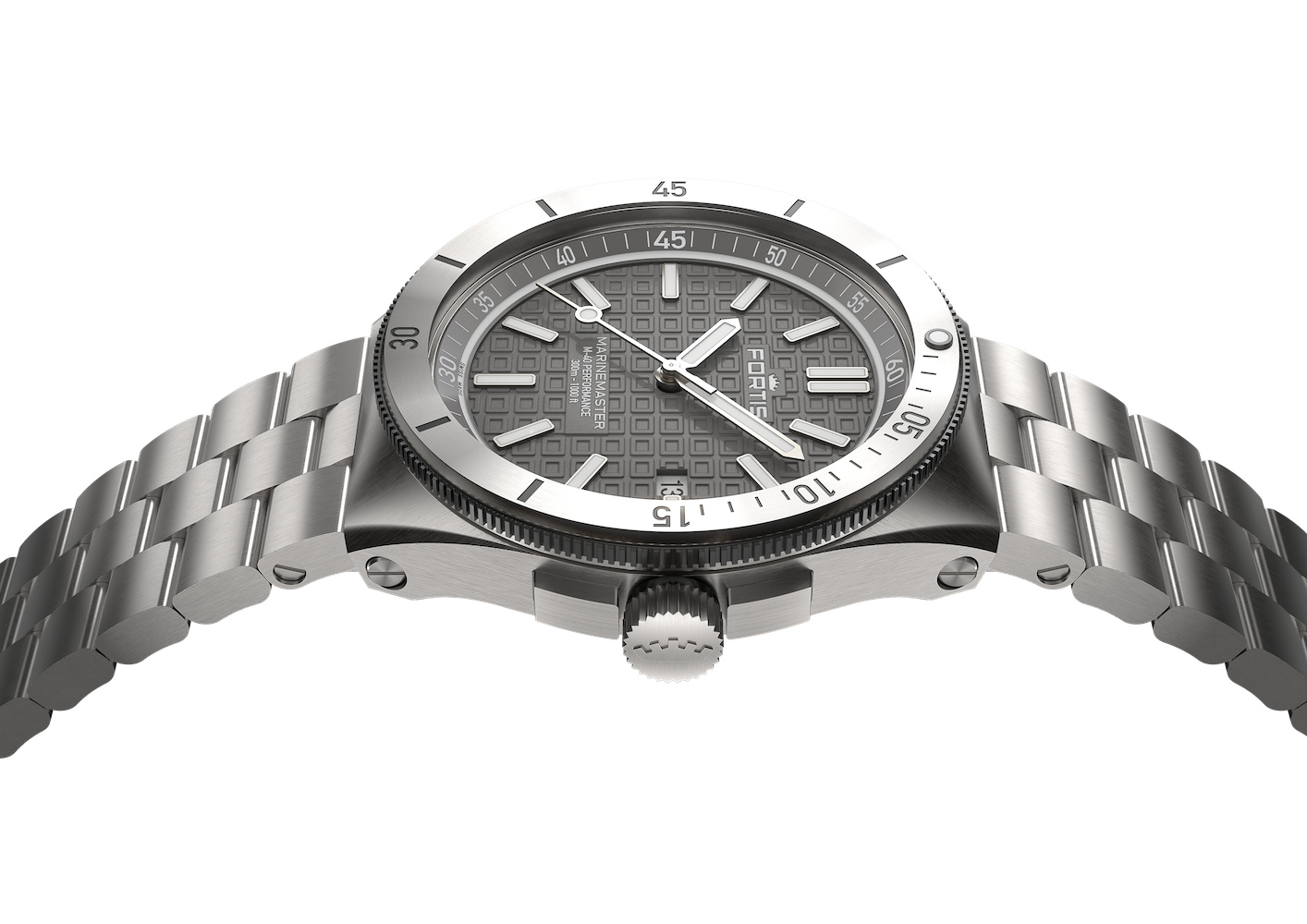 Fortis Marinemaster M-40 Rockstone Gray Watch F8120006 Image 4