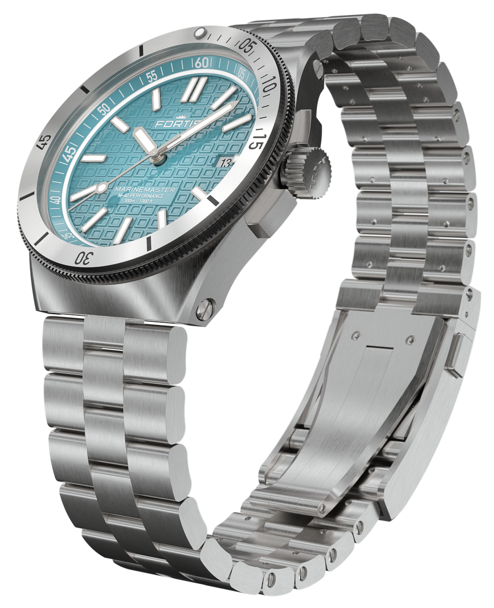 Fortis Marinemaster M-40 Serenity Blue Watch F8120004 Image 10