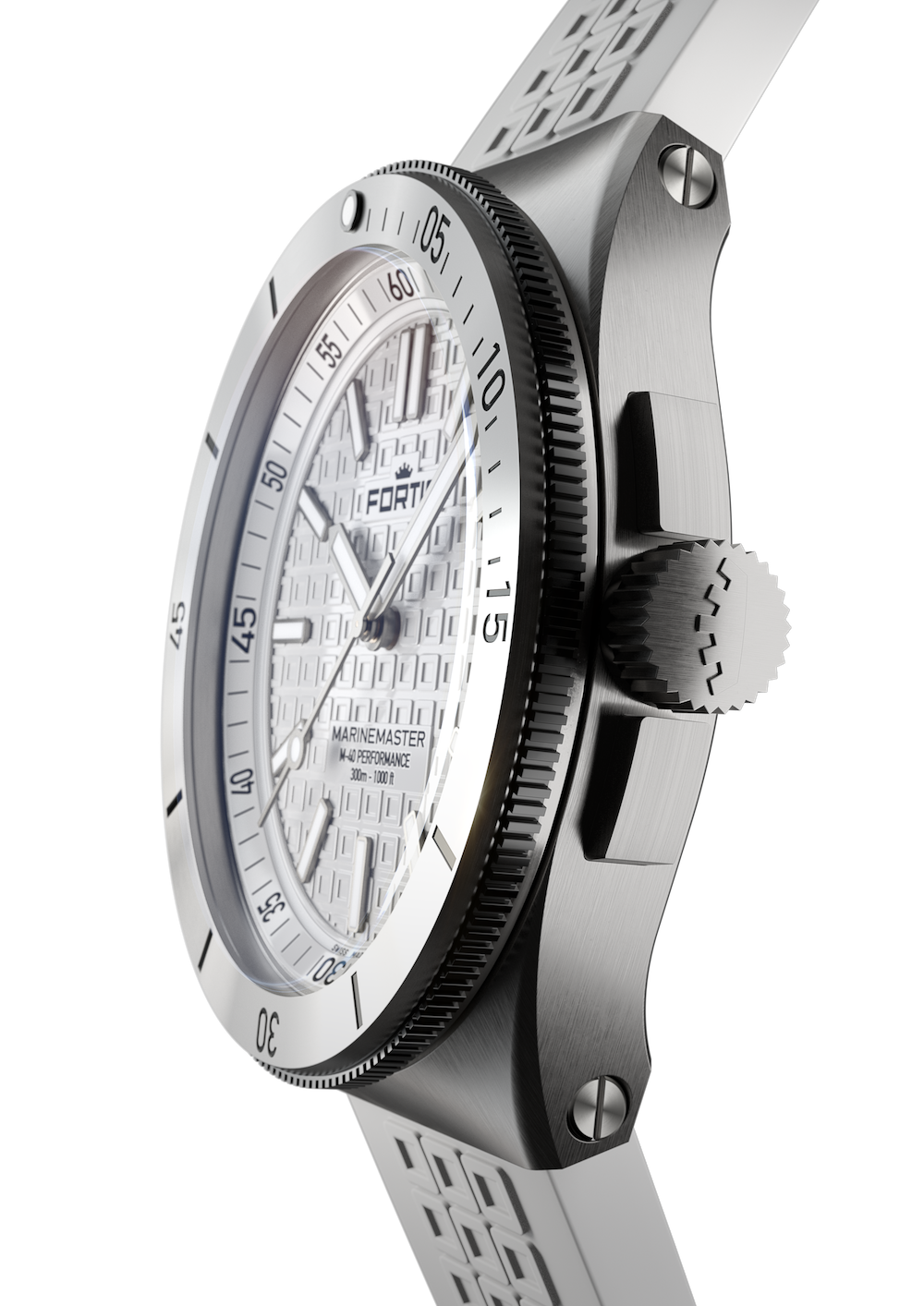 Fortis Marinemaster M-40 Snow White Watch F8120009 Image 8
