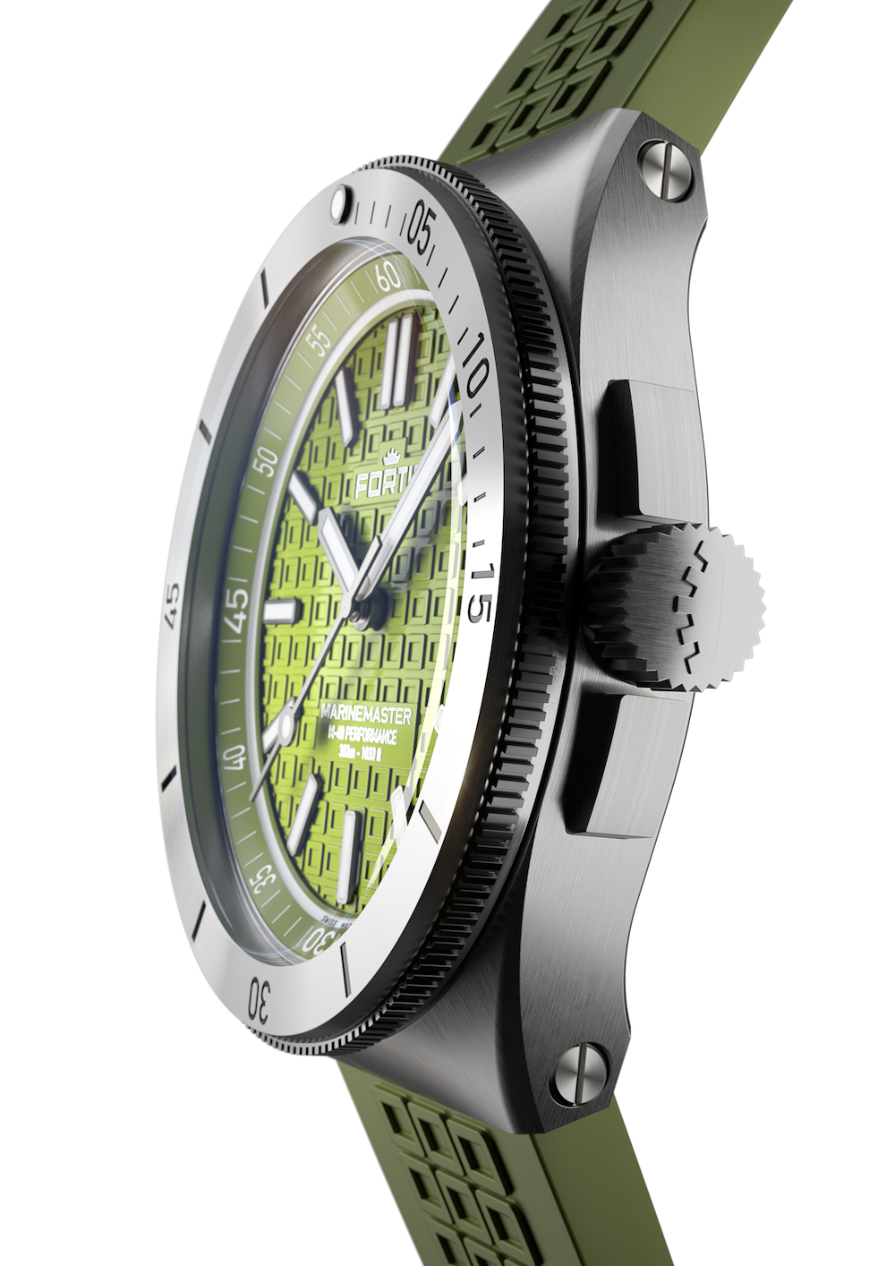 Fortis Marinemaster M-40 Woodpecker Green Watch F8120007 Image 7