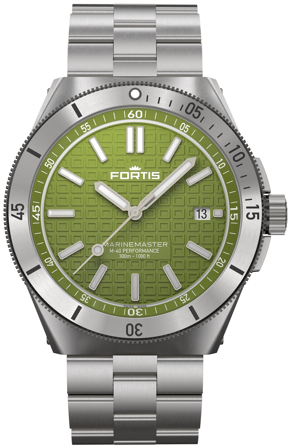 Fortis Marinemaster M-40 Woodpecker Green Watch F8120008 Image 1