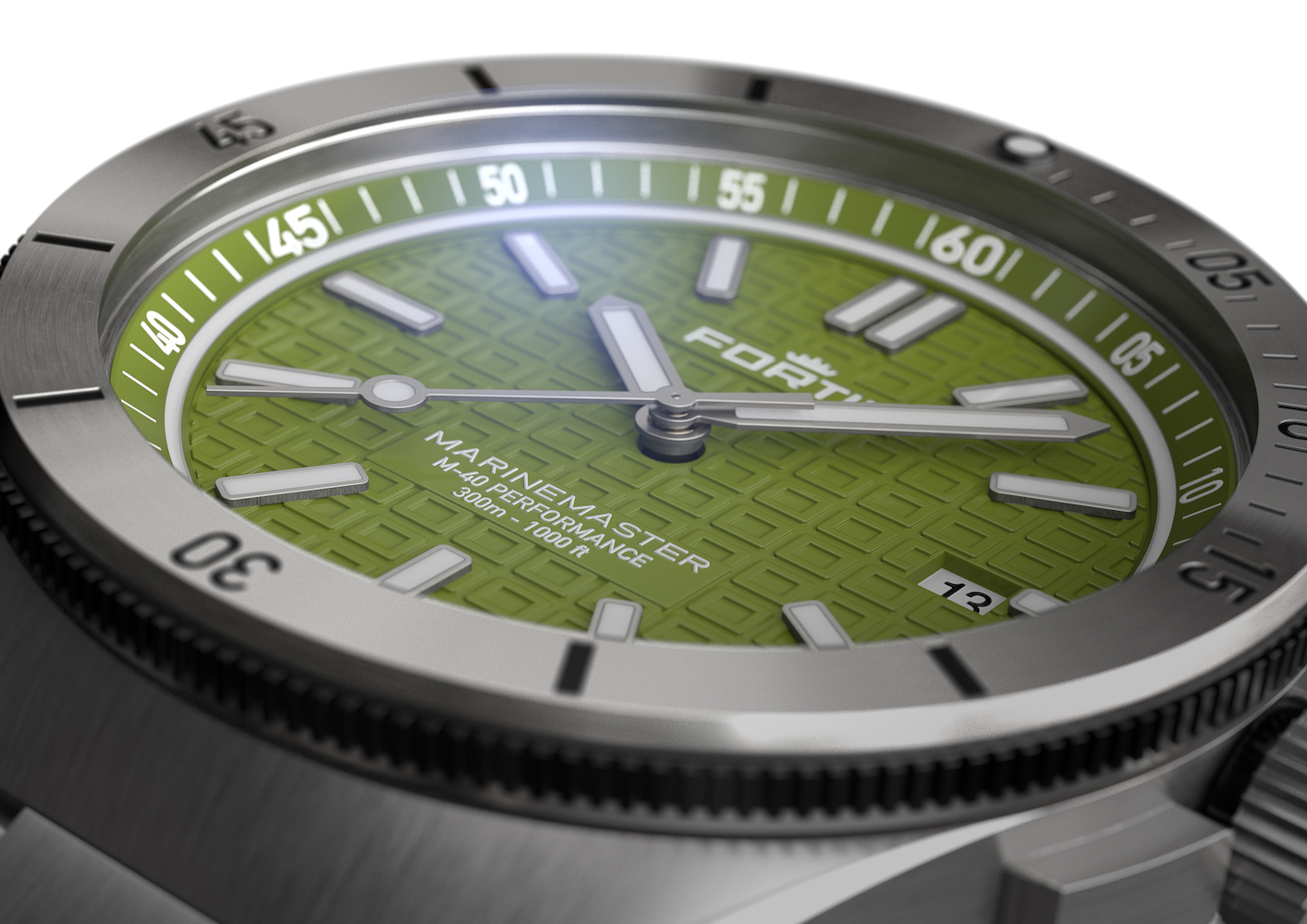 Fortis Marinemaster M-40 Woodpecker Green Watch F8120008 Image 11
