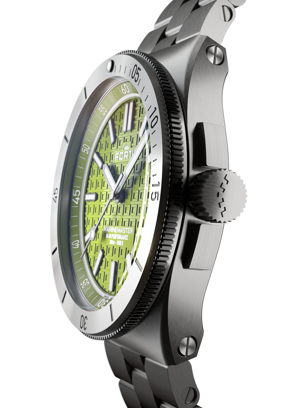 Fortis Marinemaster M-40 Woodpecker Green Watch F8120008 Image 7