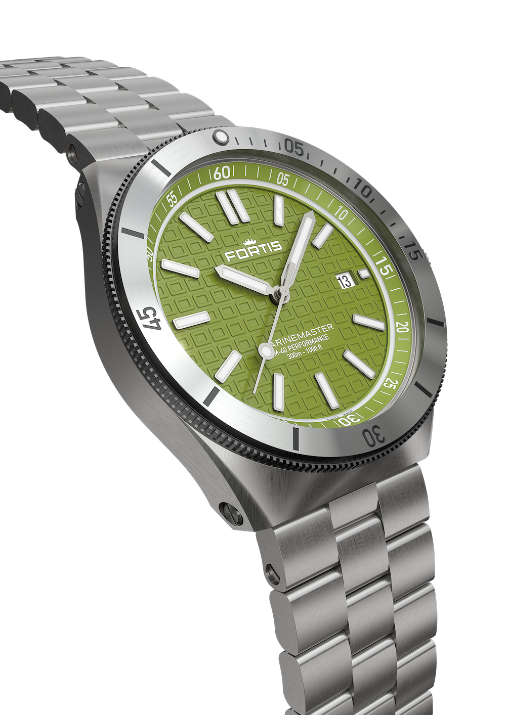 Fortis Marinemaster M-40 Woodpecker Green Watch F8120008 Image 8